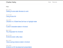 Tablet Screenshot of charlesharley.com